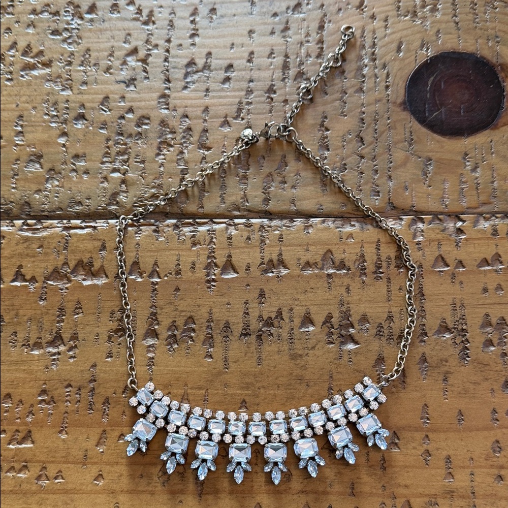 J. Crew Gold and Silver Statement Necklace